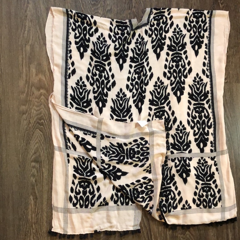 Vintage Swim Cover With Pom Pom Fringe - Picture 16 of 16